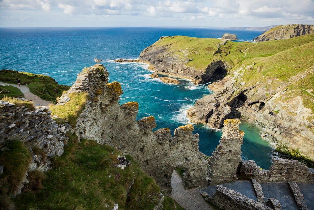Discover the dramatically-sited remains of Tintagel’s early medieval settlement, where Cornish rulers lived and traded with far off shores,