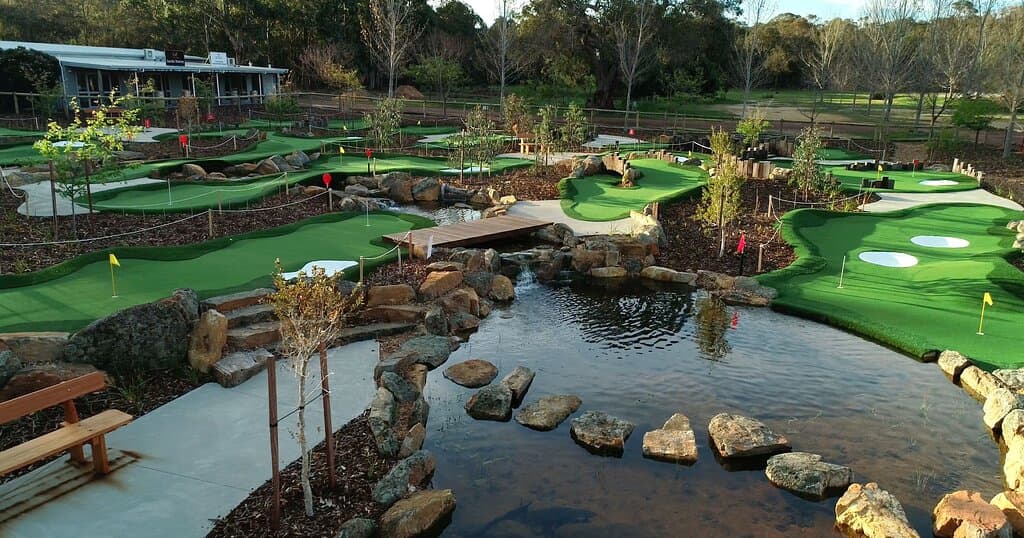 18-hole mini golf course opened August 2022. Suitable for 8 years +