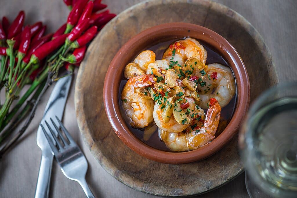 Gambas al ajillo