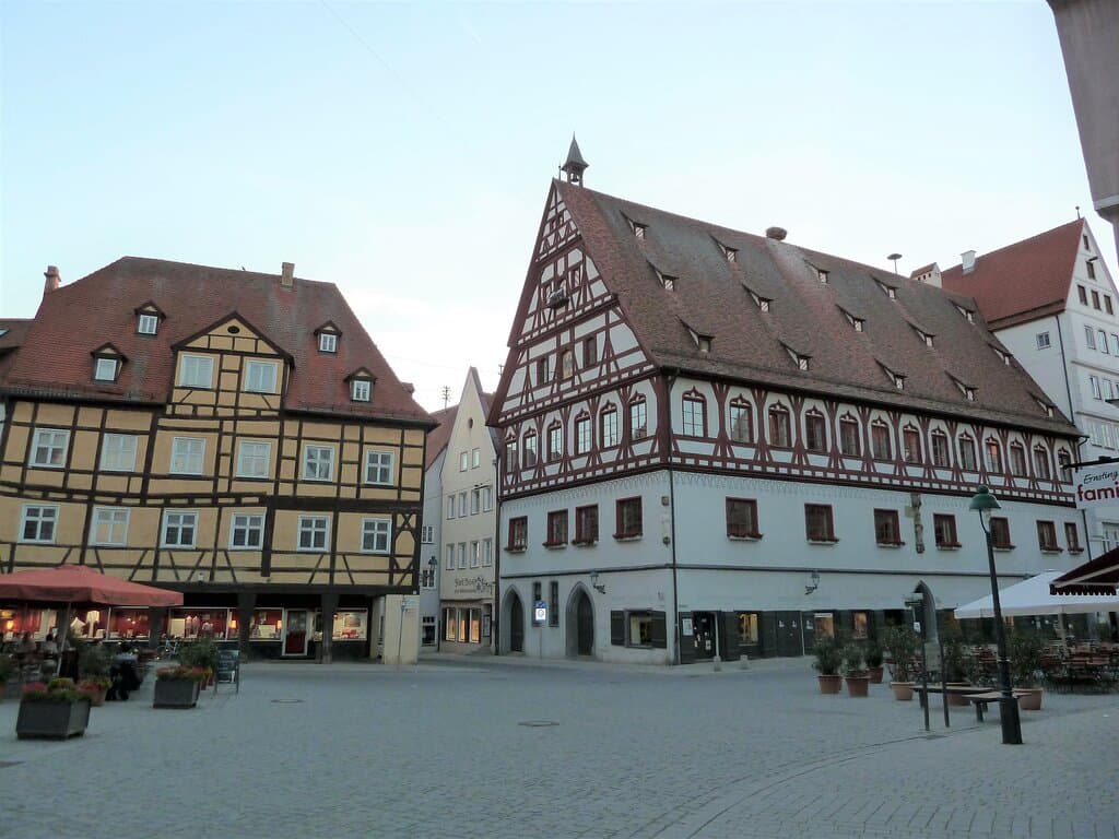 Marktplatz i Nördlingen