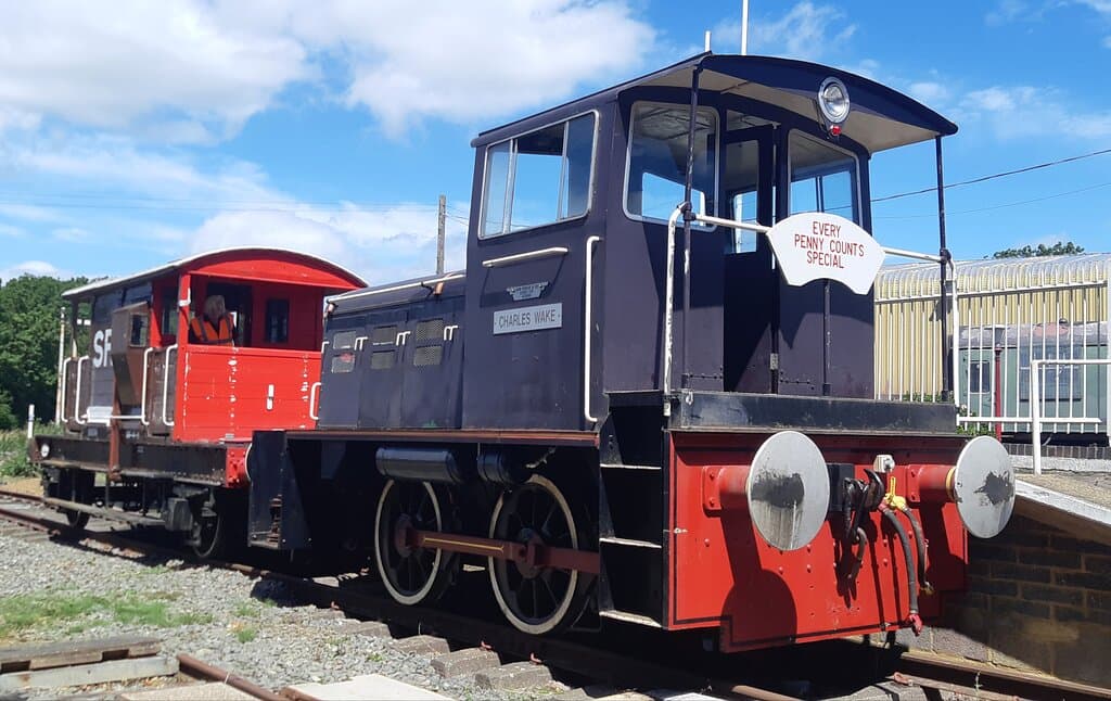 Train rides available every other Sunday April-October