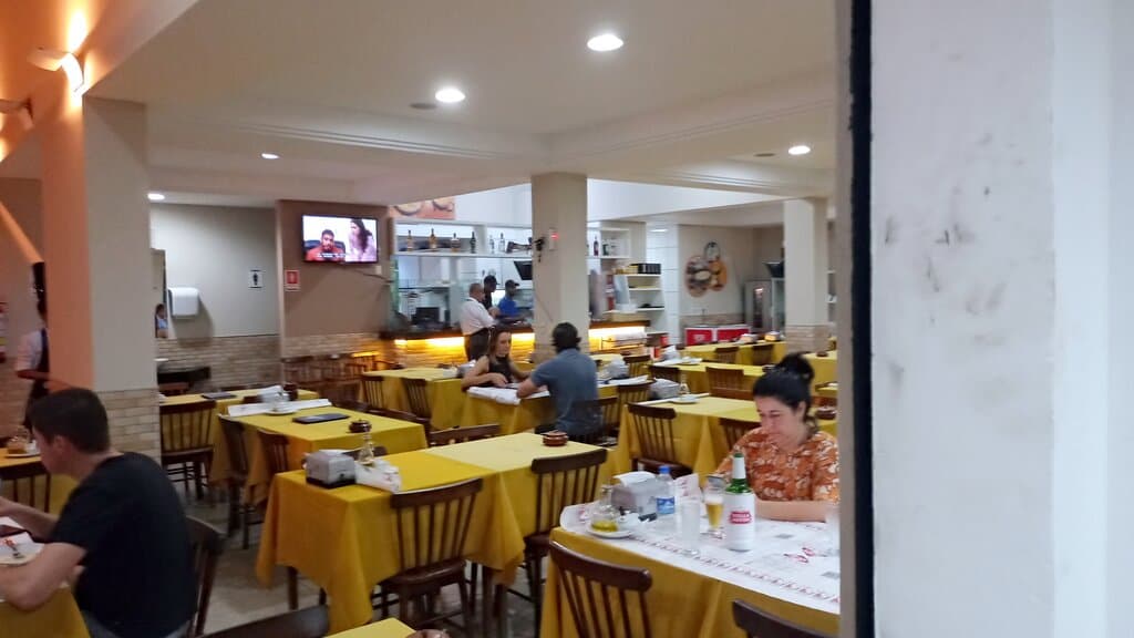 Vista geral do salão