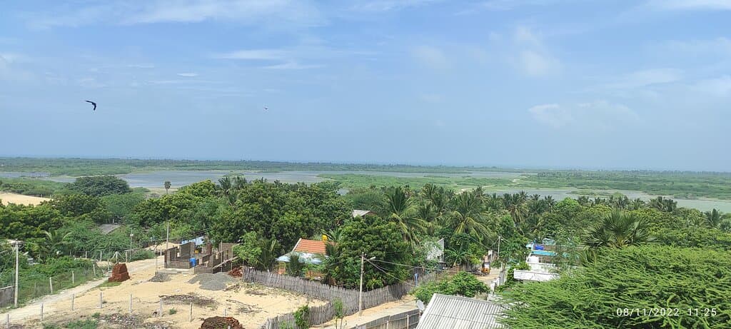 View of Rameswaram from the temple