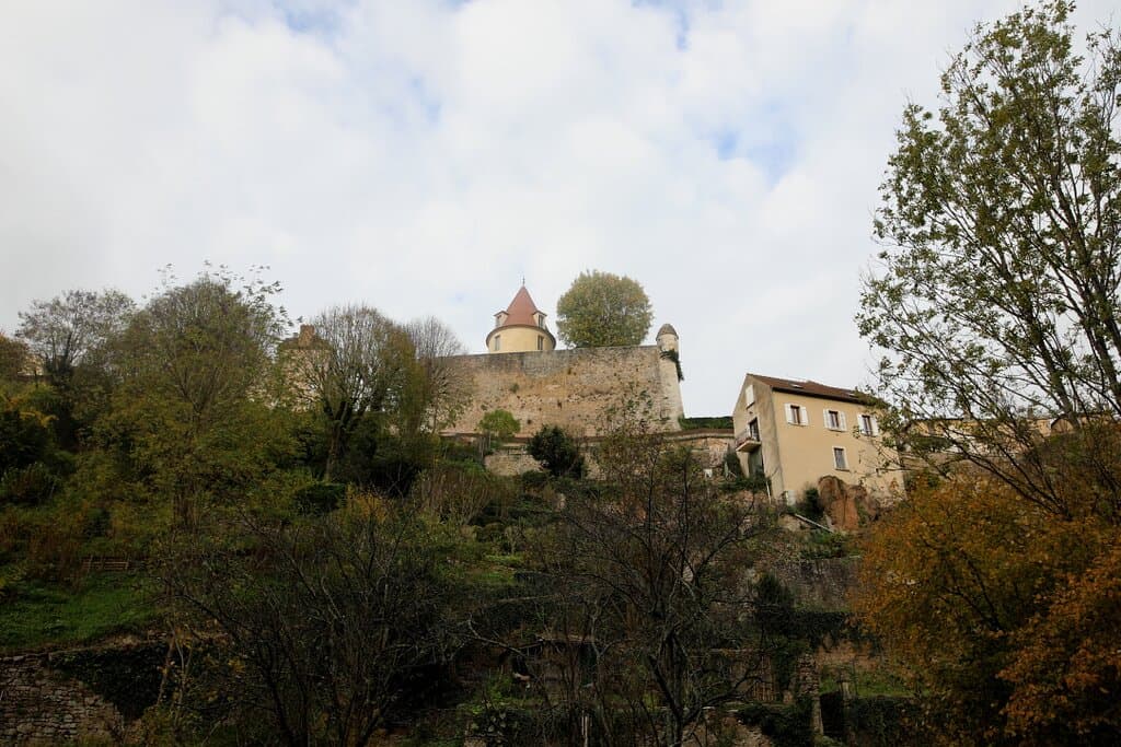 les jardins terrasses au pied des remparts