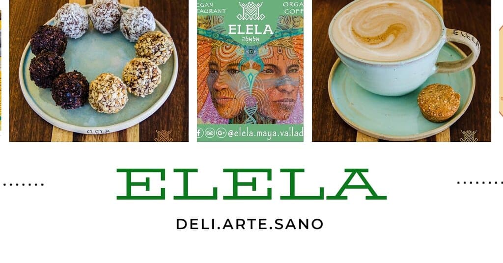 Restaurante y cafetería vegana. 