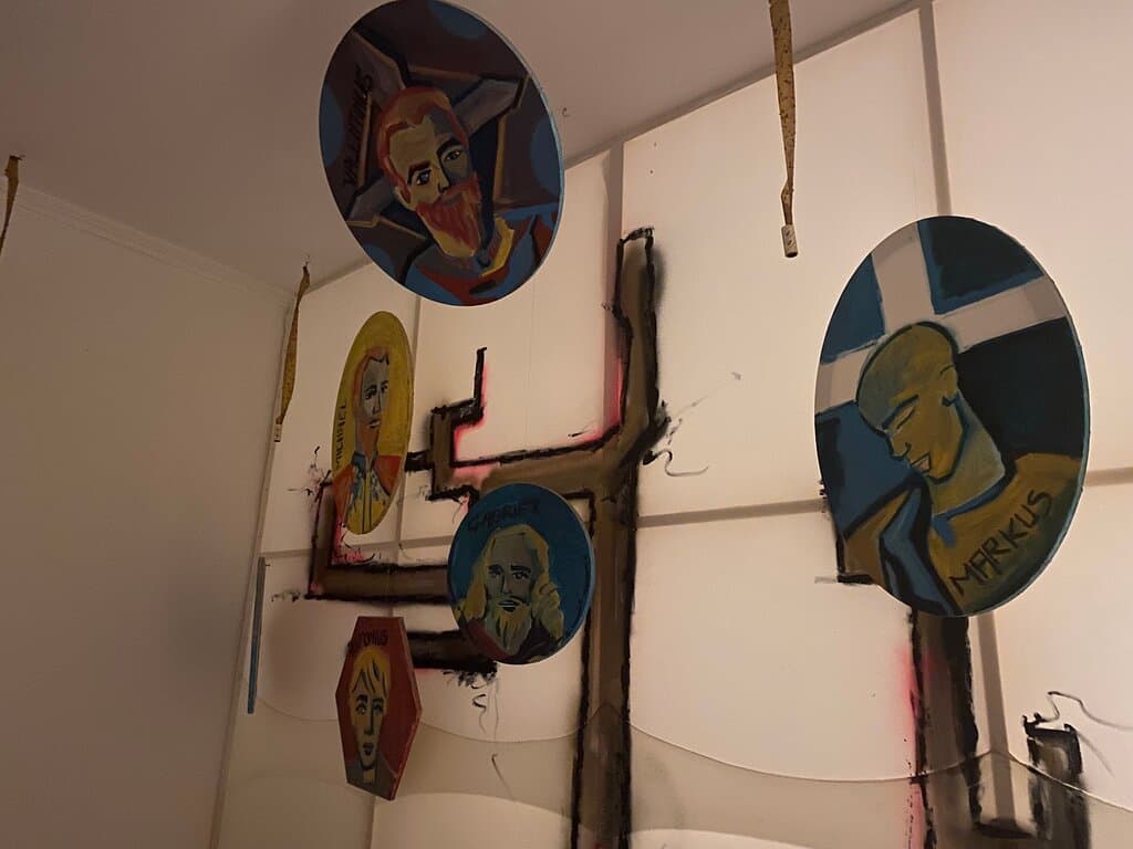 The line of prominent figures of Sighisoara. 