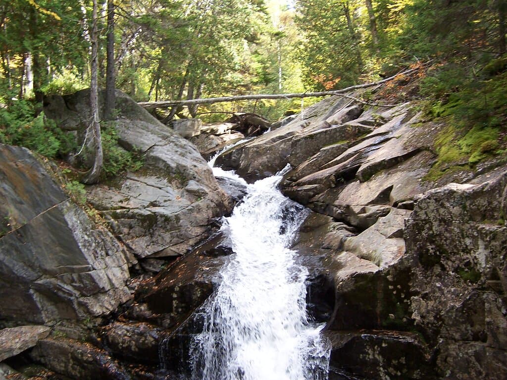 Cascade Stream Falls, the first drop on the trail