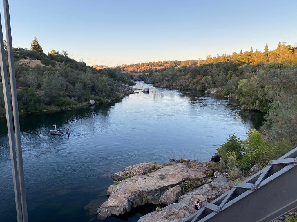 Gorgeous view of Lake Natoma/American River