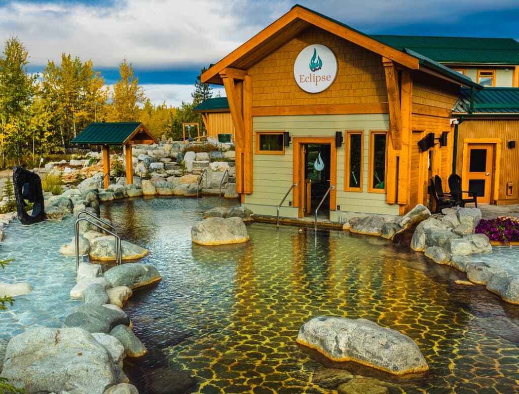 Our feature & namesake pool, The Eclipse Pool.