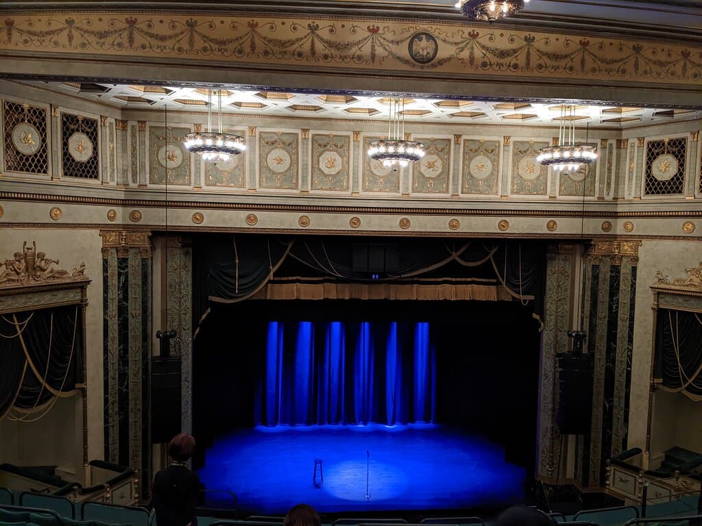 Stage view from Row HH, seat 101