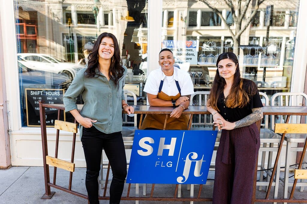 Owner Dara Wong, Executive Chef Christian Lowe, and General Manager Caitlin Wood