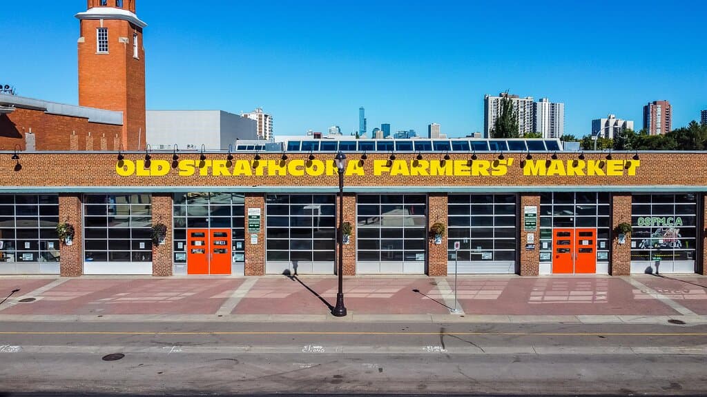 Old Strathcona Farmers' Market is located in the historic Trans-Alta Bus Barns in Old Strathcona, Edmonton, AB.