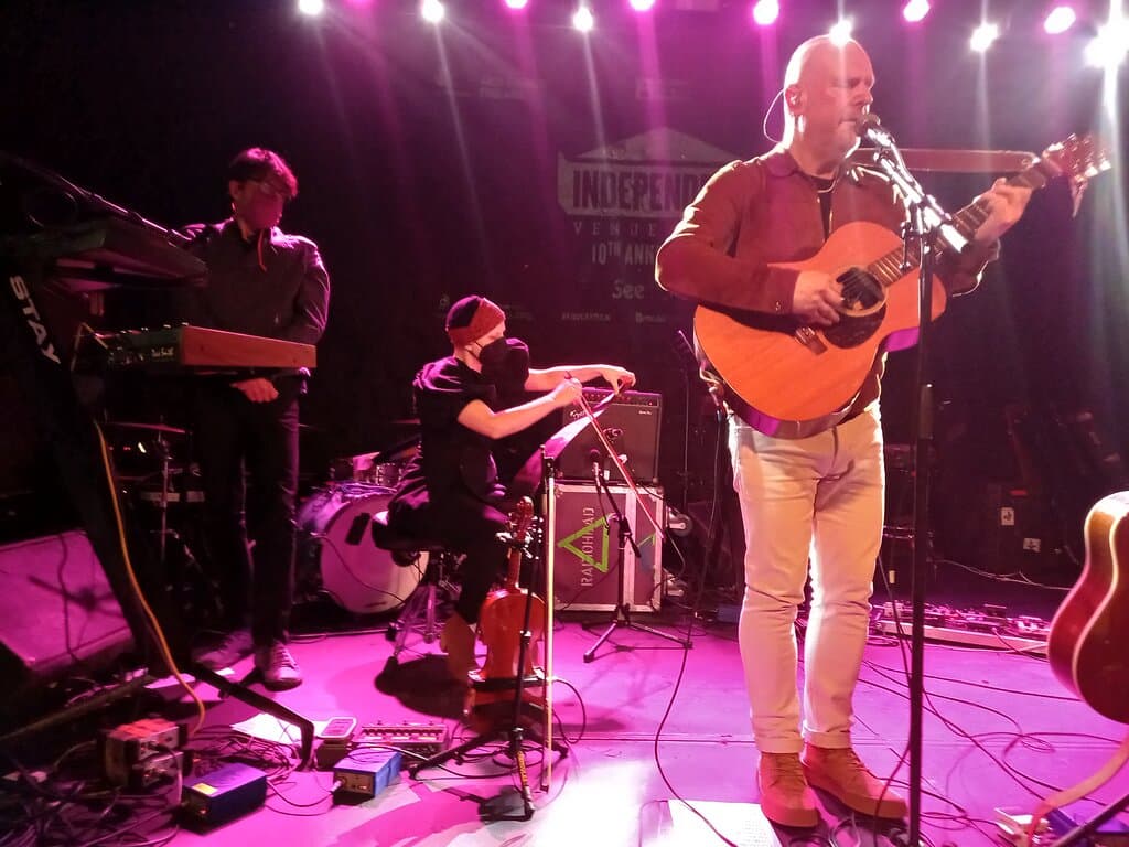 Philip Selway taking time out from his other band.