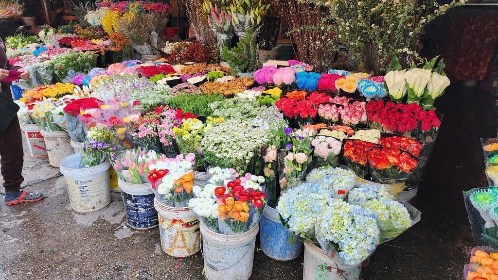 Quang Ba Flower Market Hanoi
