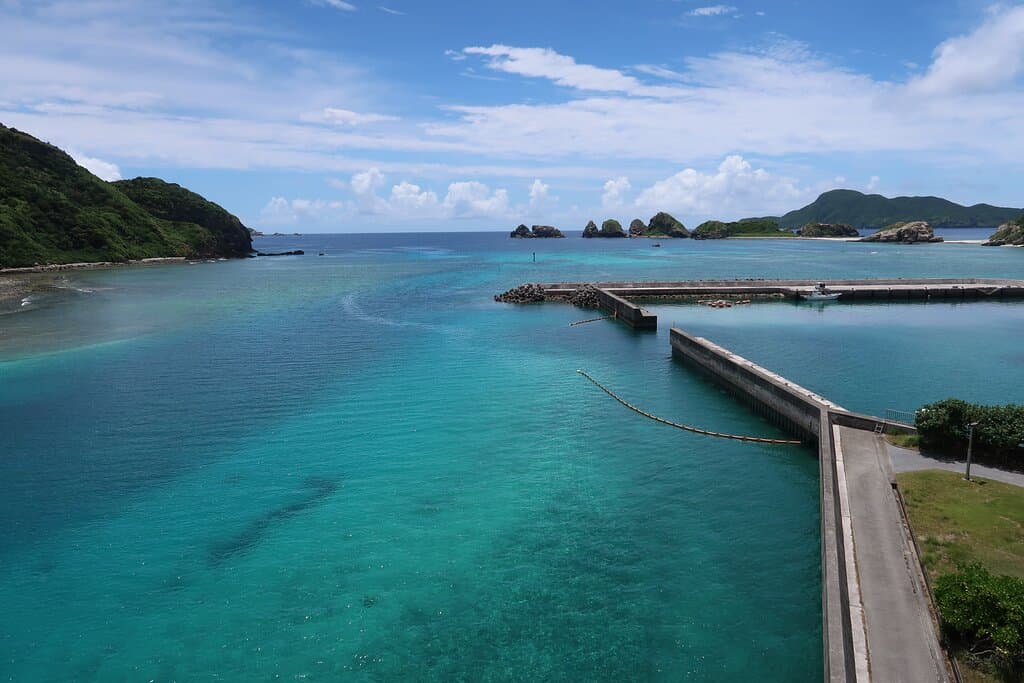 阿嘉大橋からの眺め