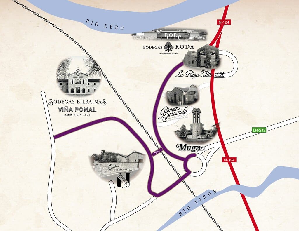 Mapa del Barrio de la Estación