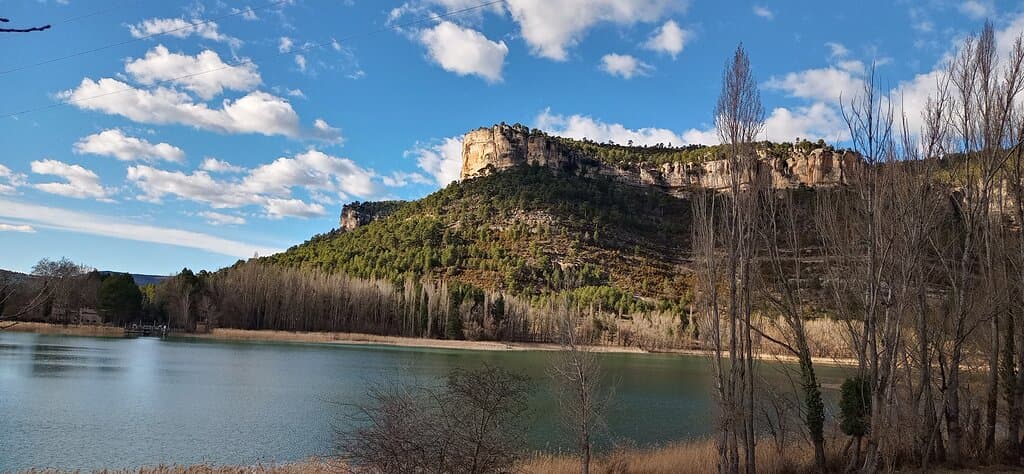 El mirador de la laguna.