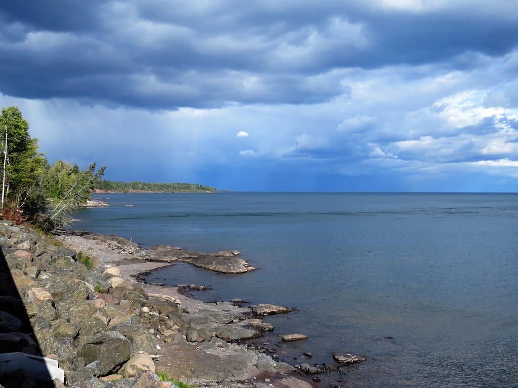 Lakeshore view looking North