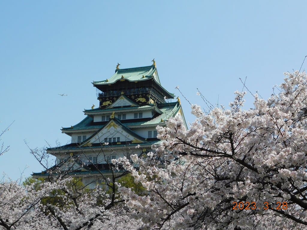 西の丸庭園　景観一例　2023年3月28日撮影
