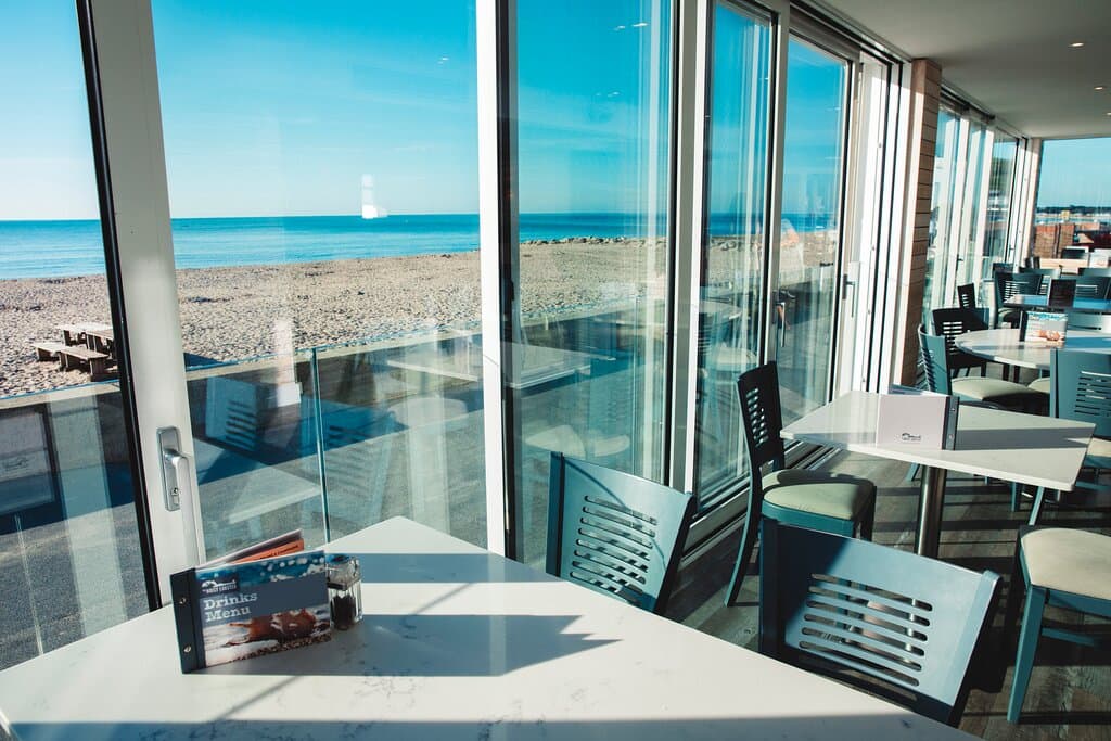 Conservatory with Beach Views