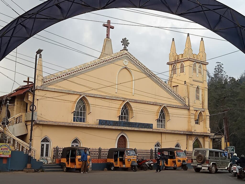 Holy Trinity Church. Ooty, Tamil Nadu, India. March 2023.