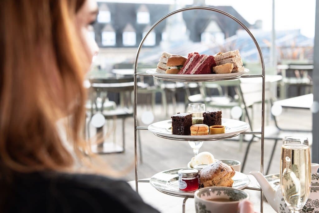 Enjoy Lunch and Afternoon Tea over the beautiful views from our Rooftop Restaurant and Terrace.