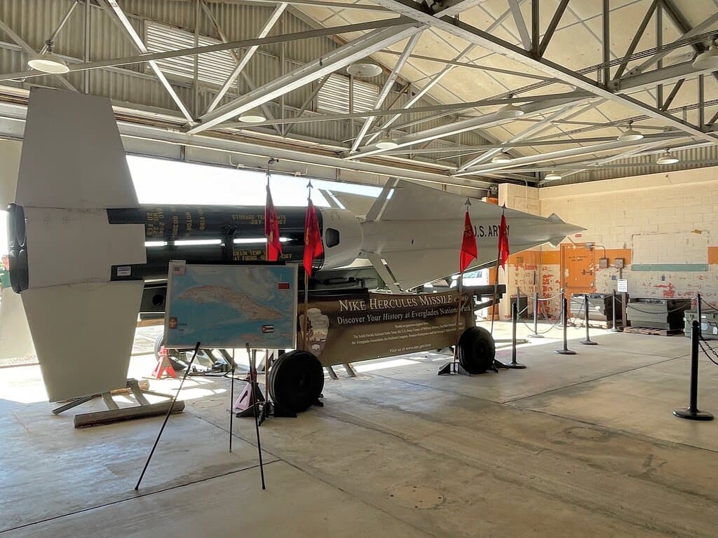 back side of the missile