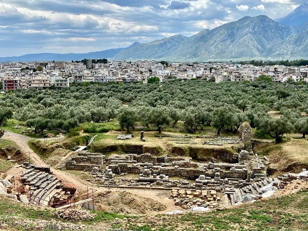 Acropolis of Sparta Greece
