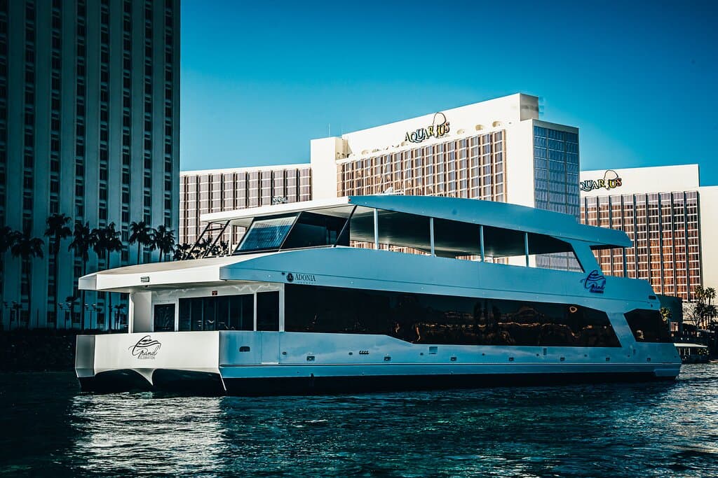 Docked at the Aquarius Casino Resort 