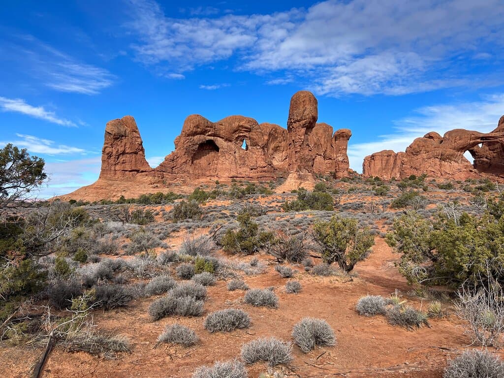 Other formations a double arch