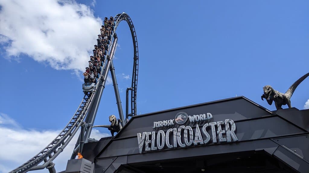Jurassic World Velocicoaster 