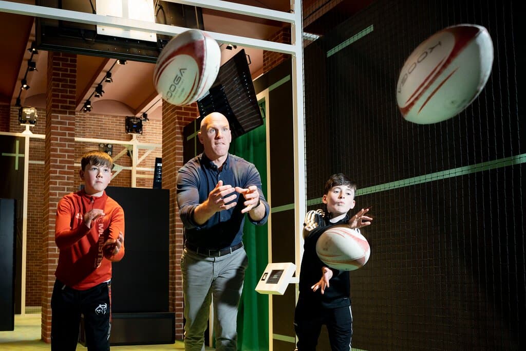 On the Legendary Skills floor visitors of all ages can have fun putting their own handling, running, kicking and strength skills to the test.