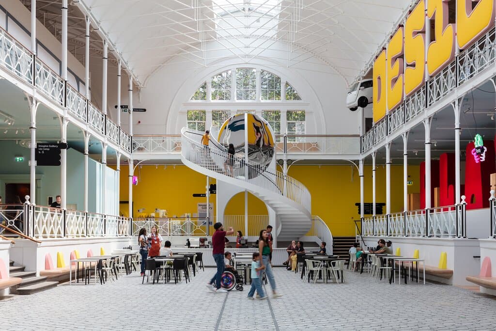 Young V&A, Town Square with Feature Stair © Luke Hayes courtesy of Victoria and Albert Museum, London