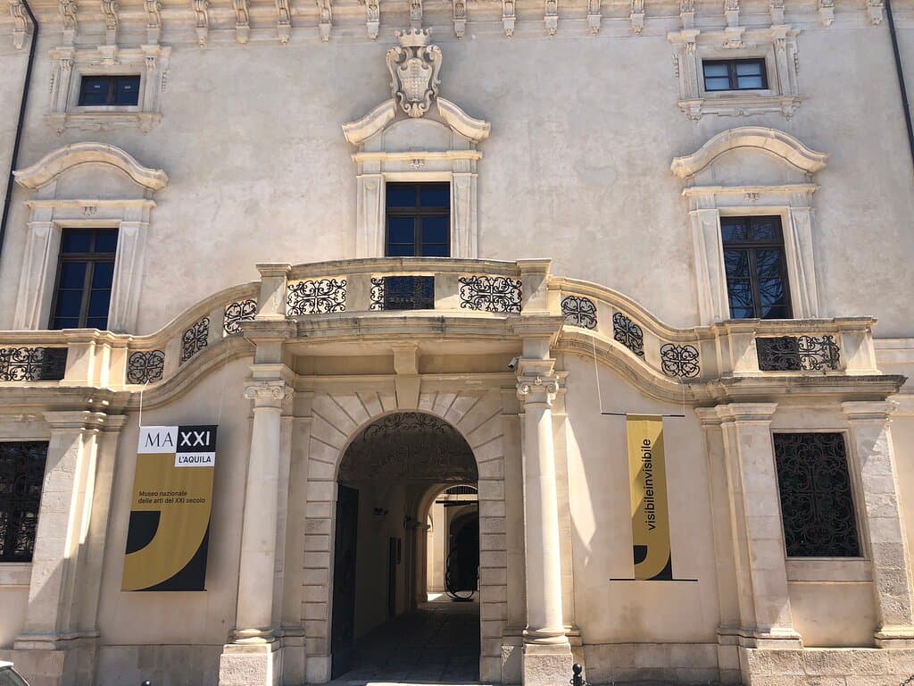 The gallery is in a beautiful restored palazzo. Current exhibition visible/invisible is really stunning and thought provoking.