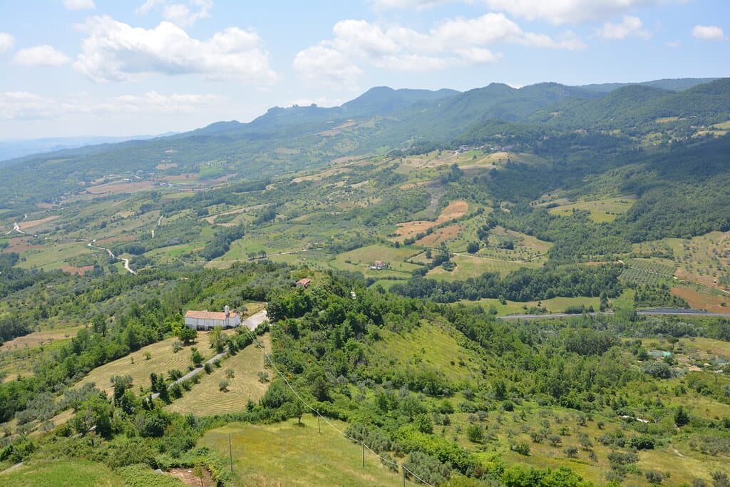 Belvedere La Ripa - Valle del Verrino e alture dell'Appennino Sannita