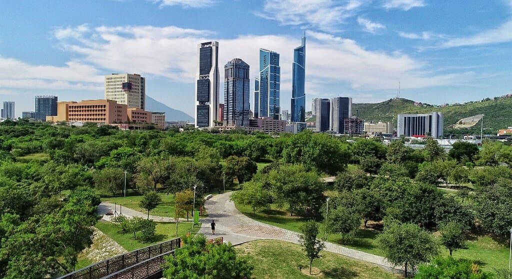 Vista de los alrededores del Parque Rufino Tamayo