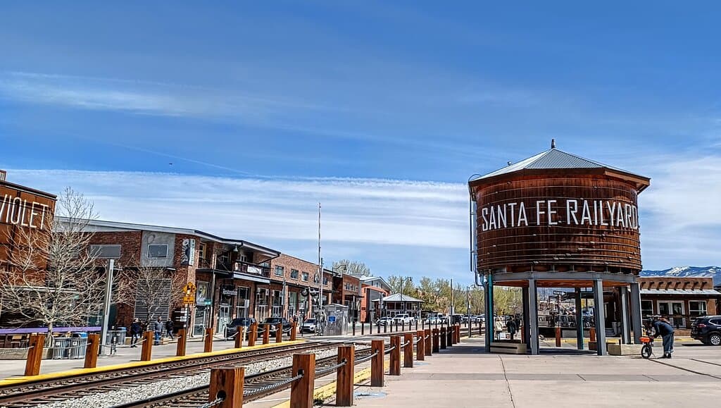Santa Fe Railyard water tower