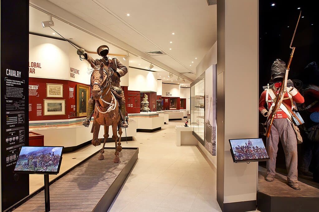 The museum tells the story of cavalry and infantry.