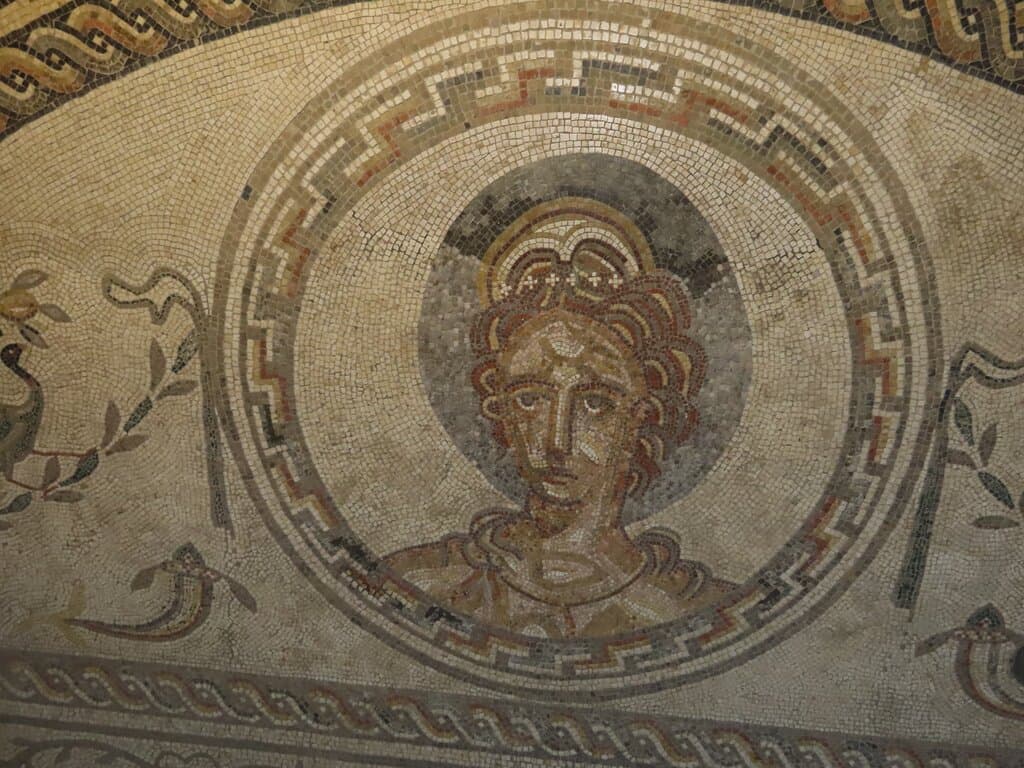 Mosaic at Bignor Roman Villa