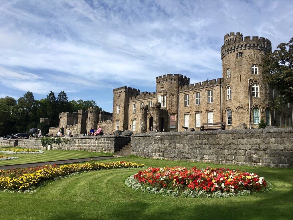 Views from the gardens of Cyfarthfa Castle