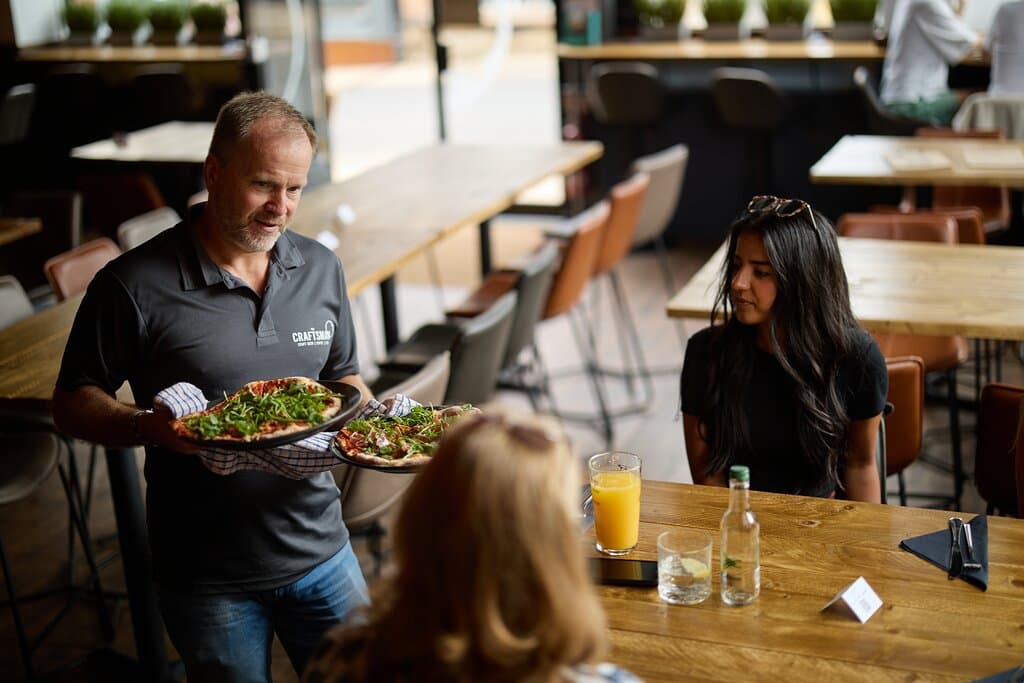 Home cooked fresh food.