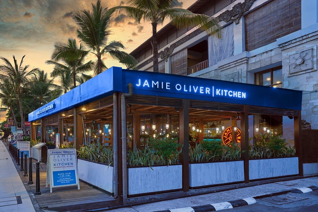 Upgraded look of Jamie Oliver Kitchen Kuta Beach