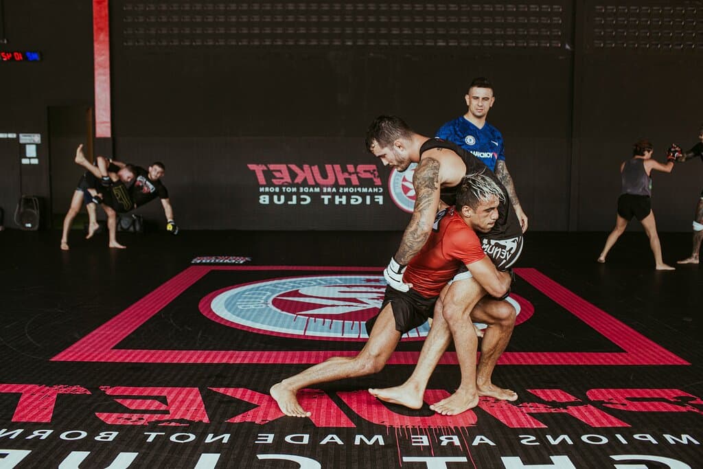 MMA class in Phuket Fight Club.