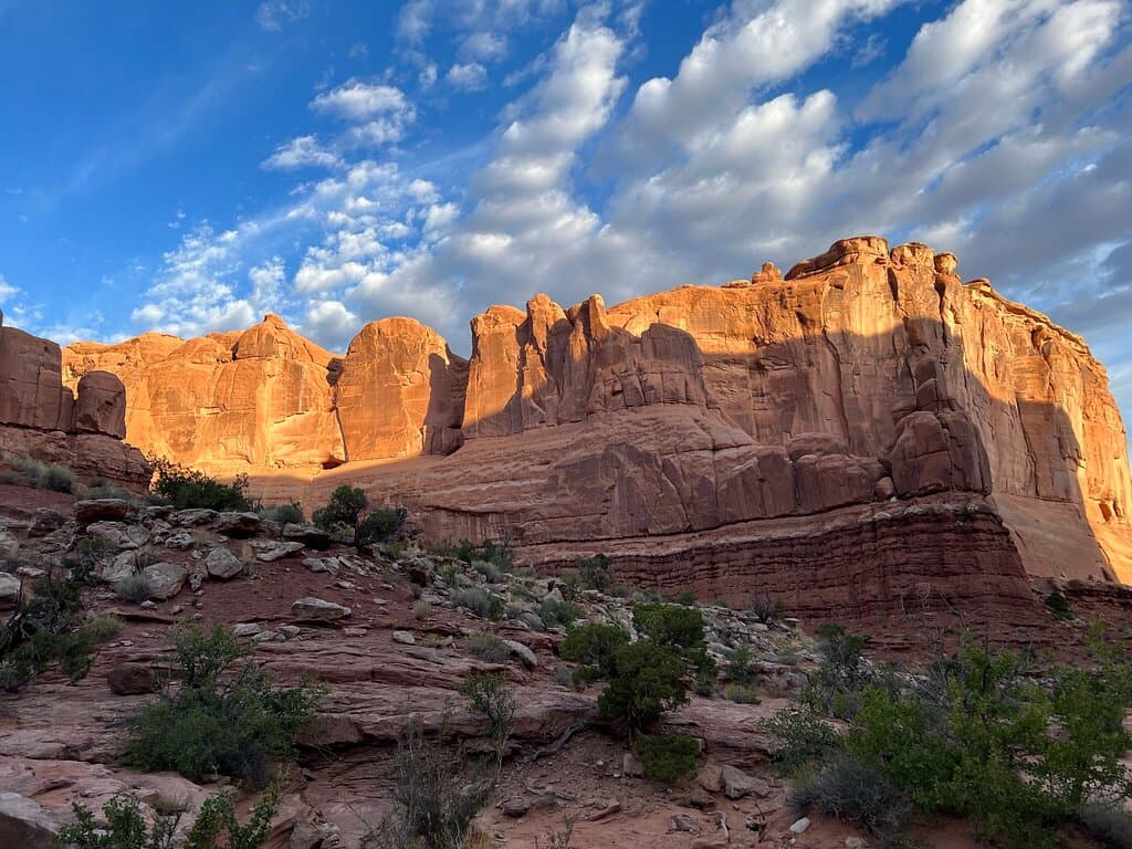 Park Avenue Viewpoint Arches National Park Utah