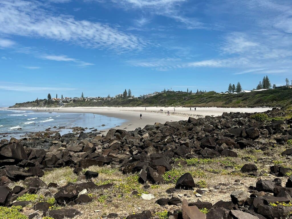 Shelly Beach from Black Head