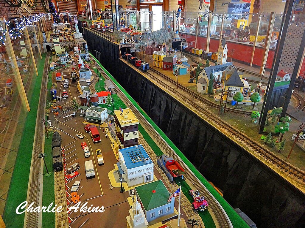 This massive train collection is on display at Toy Town Junction in Luray, Virginia.