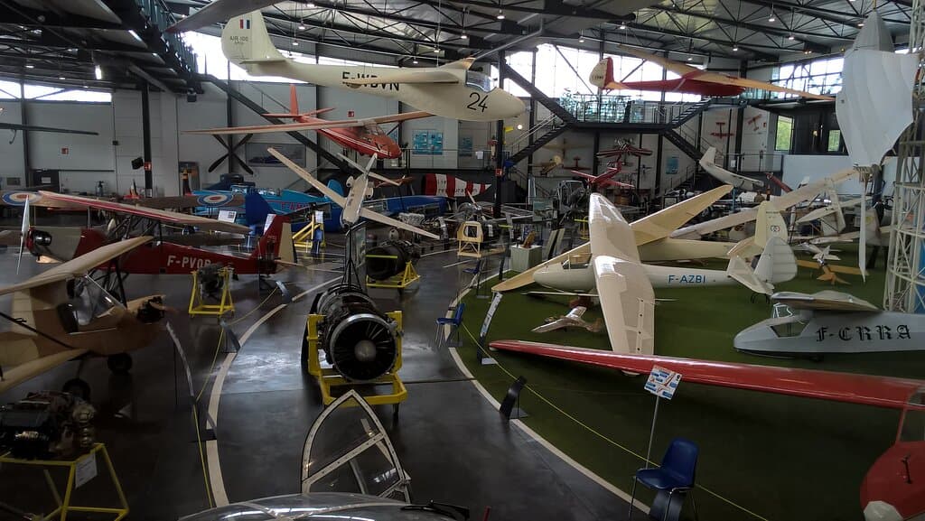 View of the main ground floor displays from the staircase.