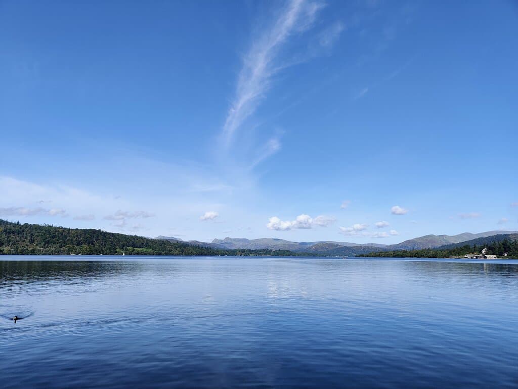 beautiful views from the piers at the bottom of the hill