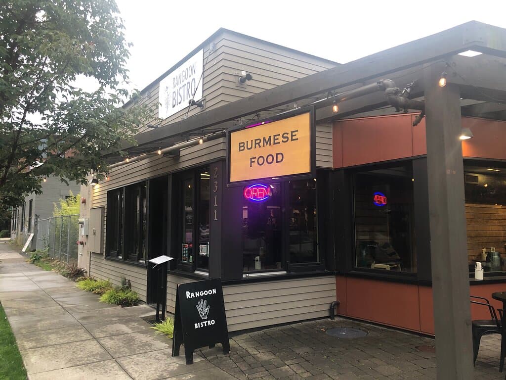 Rangoon Bistro is located in The Breathe Building 2311 SE 50th ave Portland, Oregon