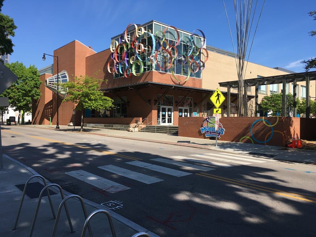 The front of Marbles Kids Museum.
